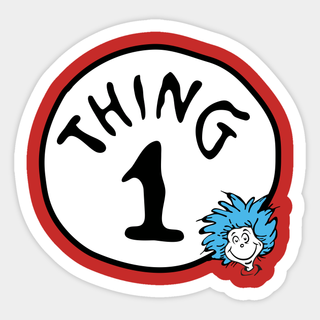 Free Thing 1 Printable